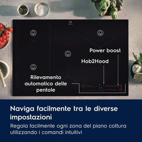 Electrolux Piano Induzione Sense Boil Saphirmatt 60 Cm KIS62453IZ MADE IN EUROPE