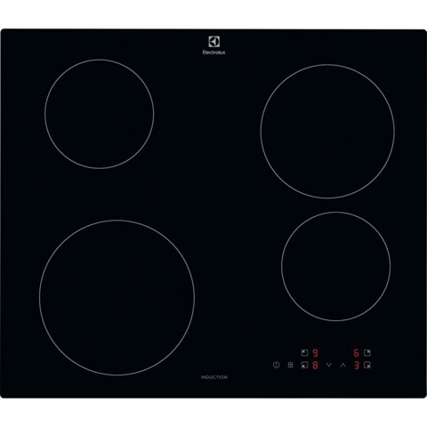 Electrolux Serie 300 EIB60424C Nero Da incasso 59 cm Piano cottura a induzione 4 Fornello(i)