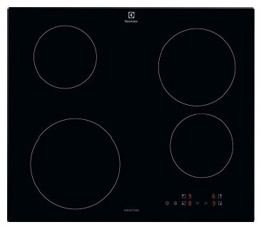 Electrolux Serie 300 LIB60424CK piano cottura Nero Da incasso 59 cm Piano cottura a induzione 4 Fornello(i)
