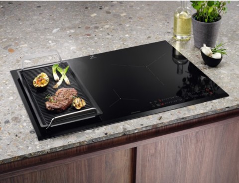 Electrolux Serie 600 LIL83441 piano cottura Nero Superficie piana 78 cm Piano cottura a induzione 4 Fornello(i)