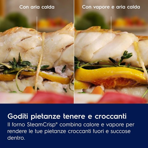 Electrolux Serie 600 LOC3H44TX Forno A vapore SenseCook con SteamCrisp