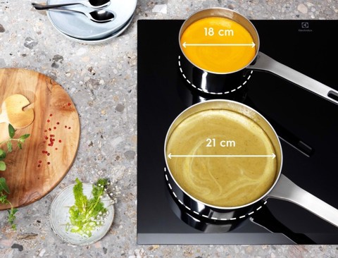 Electrolux Serie 600 PIANO INDUZIONE BRIDGE MATT 80 CM EIV83443CT MADE IN EUROPE