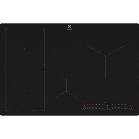 Electrolux Serie 700 KIS82453IZ Nero Da incasso 80 cm Piano cottura a induzione 4 Fornello(i)
