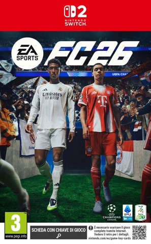 Electronic Arts EA SPORTS FC 26 Standard Cinese semplificato, Cinese tradizionale, Tedesca, DUT, Inglese, ESP, Francese, ITA, Giapponese, Coreano, Portoghese, Russo Nintendo Switch 2