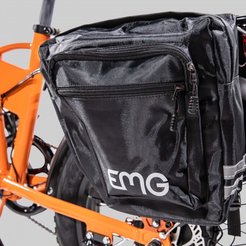 EMG BB-30 doppia Borsa nera per e-bike