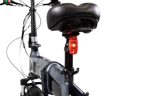 EMG Bomber X - telaio in alluminio pieghevole 17", ruote da 20", doppio freno a disco, batteria 48V 12Ah, cambio Shimano