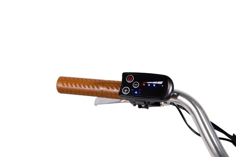 EMG  Bici Elettrica City bike vintage Shirley 250W, ruota da 26", freni V-brake a/p, cambio Shimano RS-36, batteria ultra slim 10Ah