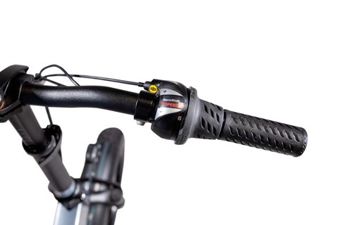 EMG  Bici Elettrica Fat Bike Bomber 250W con telaio 17" foldable, ruota 20", Freni a disco a/p, Cambio Shimano e batteria 10Ah