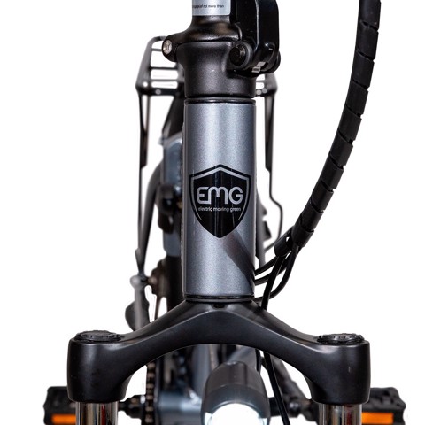 EMG Fat Bike Bomber 250W con telaio 17" foldable, ruota 20", Freni a disco a/p, Cambio Shimano e batteria 10Ah