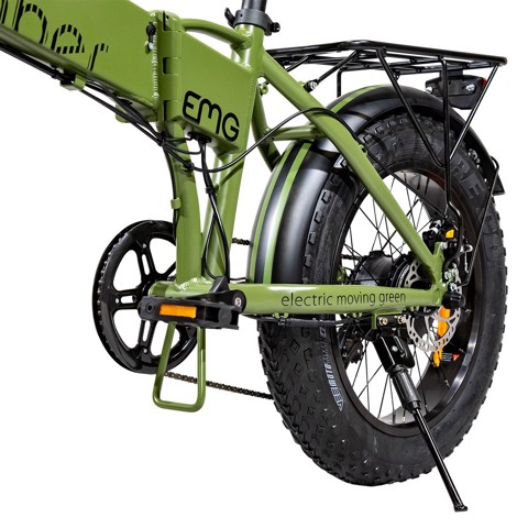 EMG Fat Bike Bomber 250W con telaio 17" foldable, ruota 20", Freni a disco a/p, Cambio Shimano e batteria 10Ah