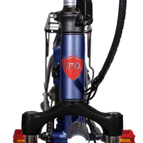 EMG  Bici Elettrica Fat Bike Bomber MWC con telaio pieghevole 17", ruota 20", Cambio Shimano, Motore 250W, batteria 48V 10Ah