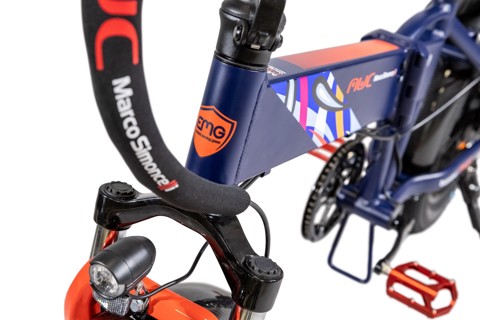 EMG Fat Bike Bomber MWC con telaio pieghevole 17", ruota 20", Cambio Shimano, Motore 250W, batteria 48V 10Ah
