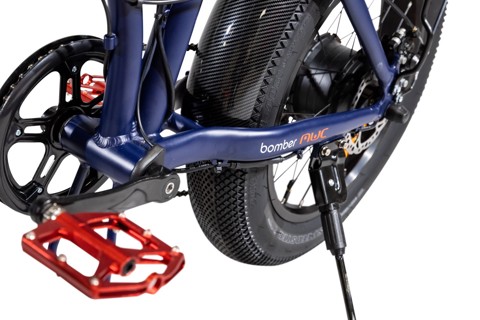 EMG Fat Bike Bomber MWC con telaio pieghevole 17", ruota 20", Cambio Shimano, Motore 250W, batteria 48V 10Ah