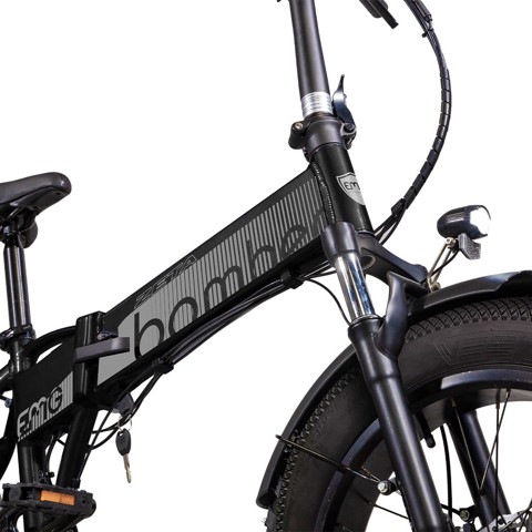 EMG Bici Elettrica  Fat Bike Bomber ZETA telaio 17", ruota 20", freni a disco, Motore 250W, Batteria 48V 10Ah, Cambio Shimano