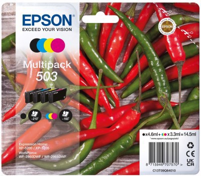 Epson 503 peperoncini Multipack cartuccia d'inchiostro 4 colori (BK/C/M/Y)