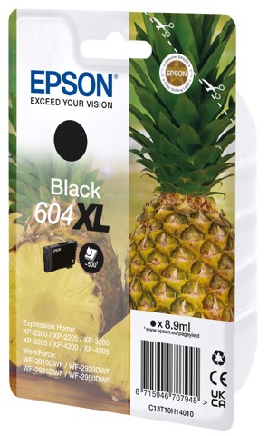 Epson 604XL ananas cartuccia inchiostro originale nero XL 1pz