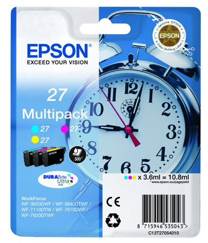 Epson 27 sveglia Multipack cartuccia d'inchiostro 4 colori (BK/C/M/Y)