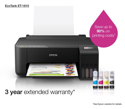 Epson EcoTank ET-1810 stampante a serbatoio
