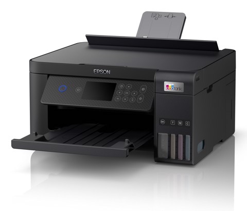Epson EcoTank ET-2850 stampante multifunzione inkjet 3-in-1 A4, serbatoi ricaricabili alta capacità, 5 flaconi inclusi pari a 14000pag B/N 5200pag colore, Wi-FI Direct, USB