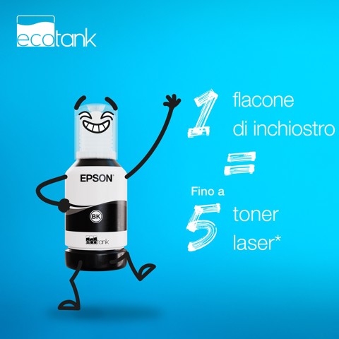 Epson Flacone di inchiostro a pigmenti nero EcoTank 111