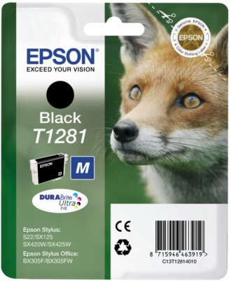 Epson Fox Cartuccia di inchiostro Black T1281 DURABrite Ultra Ink