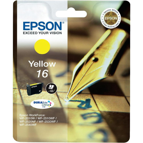 Epson 16 penna cruciverba cartuccia inchiostro originale giallo 1pz