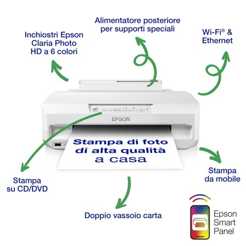 Epson Stampante inkjet wireless A4 Expression Photo XP-65