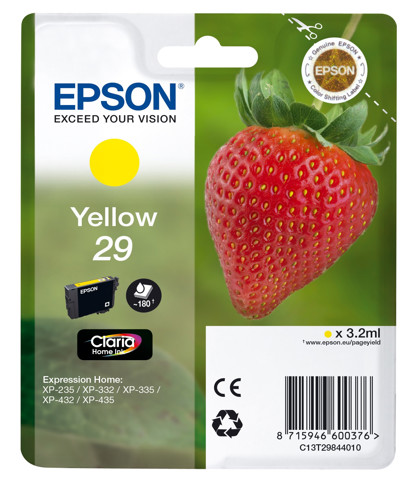 Epson 29 fragola cartuccia inchiostro originale giallo 1pz