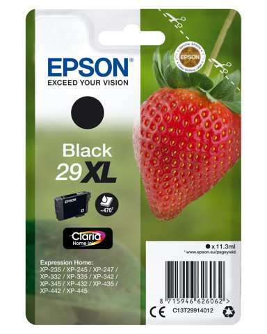 Epson 29XL fragola cartuccia inchiostro originale nero XL 1pz