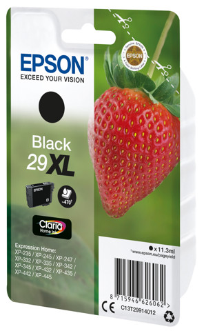 Epson 29XL fragola cartuccia inchiostro originale nero XL 1pz