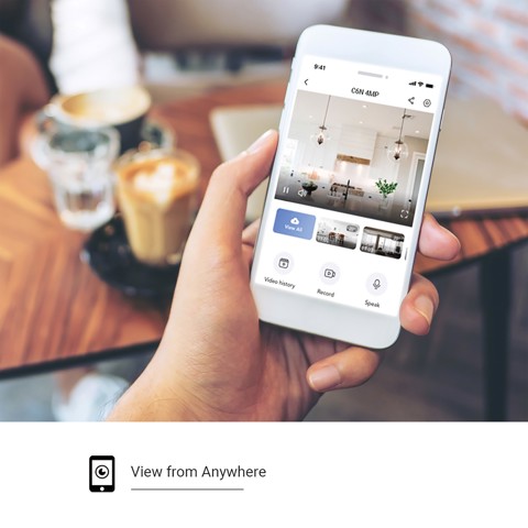EZVIZ C6N 4MP Sferico Telecamera di sicurezza IP Interno 2560 x 1440 Pixel Scrivania