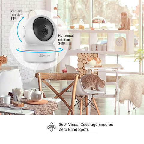 EZVIZ C6N Telecamera di sicurezza IP Interno Cupola 1920 x 1080 Pixel Scrivania
