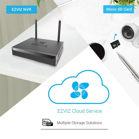 EZVIZ C6N Telecamera Wi-Fi motorizzata per interno con vista a 360°