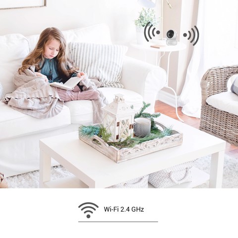 EZVIZ C6N Telecamera Wi-Fi motorizzata per interno con vista a 360°