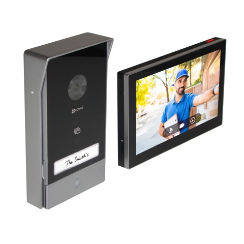 EZVIZ HP7 sistema per video-citofono 17,8 cm (7") Nero, Argento