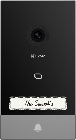 EZVIZ HP7 sistema per video-citofono 17,8 cm (7") Nero, Argento