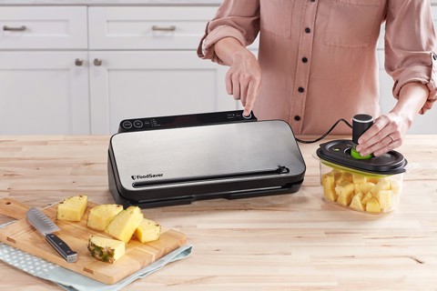 FoodSaver VS3190X macchina per sottovuoto Nero, Acciaio inox