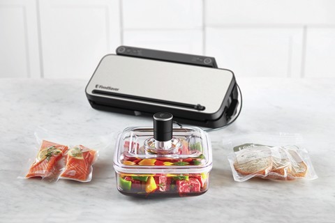FoodSaver VS3190X macchina per sottovuoto Nero, Acciaio inox
