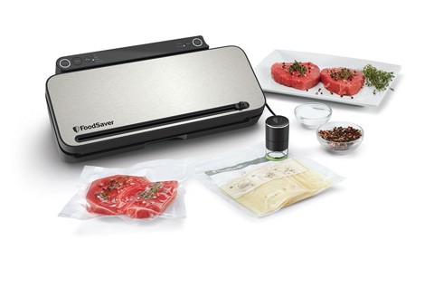 FoodSaver VS3190X macchina per sottovuoto Nero, Acciaio inox