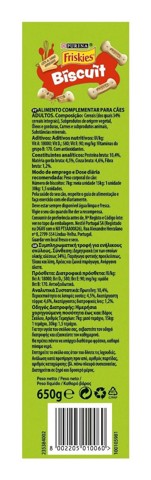Friskies 12353840 Biscotti per cane adulto gusto Pollo 650 g