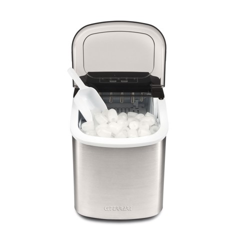 G3 Ferrari ARTIKO Macchina per ghiaccio portatile 12 kg/24h Nero, Acciaio inox