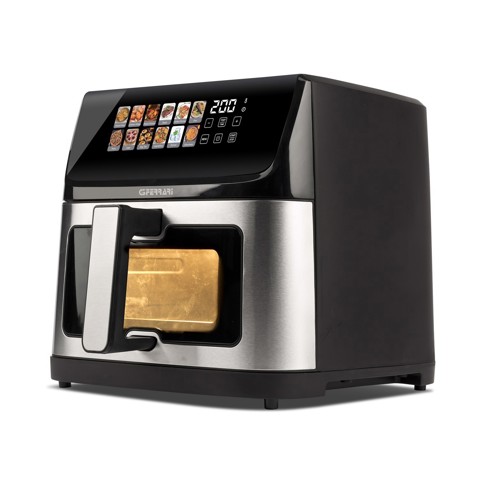 G3 Ferrari Friggisano 10 e Lode Singolo 10 L 2300 W Friggitrice ad aria calda Nero, Acciaio inox