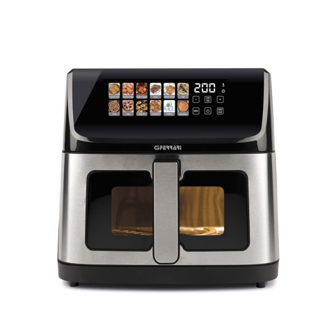 G3 Ferrari Friggisano 10 e Lode Singolo 10 L 2300 W Friggitrice ad aria calda Nero, Acciaio inox