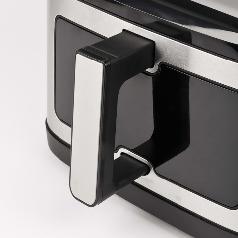 G3 Ferrari Friggisano 10 e Lode Singolo 10 L 2300 W Friggitrice ad aria calda Nero, Acciaio inox