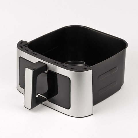 G3 Ferrari Friggisano 10 e Lode Singolo 10 L 2300 W Friggitrice ad aria calda Nero, Acciaio inox