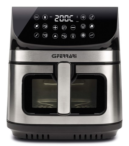 G3 Ferrari G10215 friggitrice Singolo 9 L Indipendente 2200 W Friggitrice ad aria calda Nero, Acciaio inox