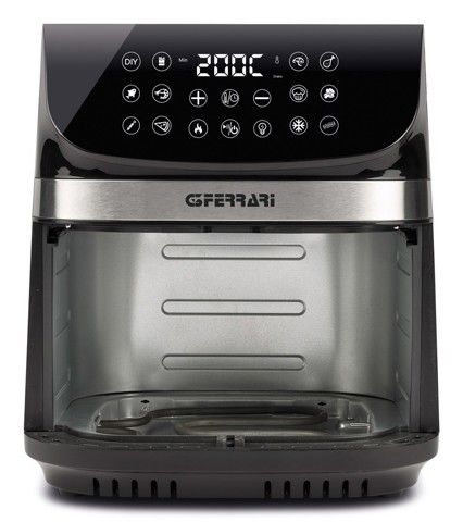 G3 Ferrari G10215 friggitrice Singolo 9 L Indipendente 2200 W Friggitrice ad aria calda Nero, Acciaio inox