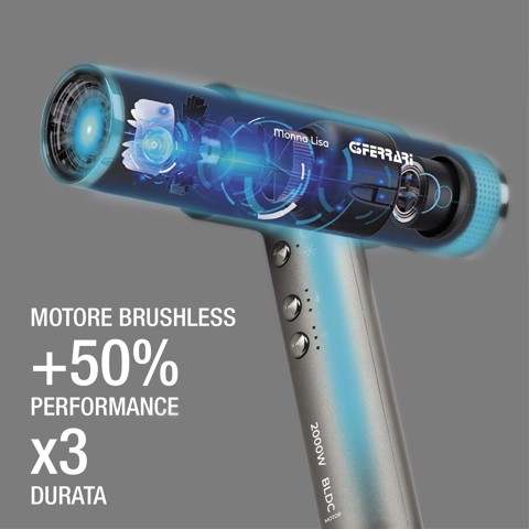 G3 Ferrari G30061 asciuga capelli 2000 W Grigio