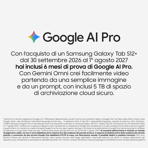 GALAXY TAB S12+ 256GB WI-FI