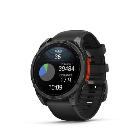 Garmin Fenix 8 3,56 cm (1.4") AMOLED 47 mm Digitale 454 x 454 Pixel Touch screen Nero Wi-Fi GPS (satellitare)